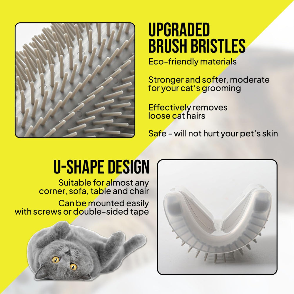 AdoPet removable brush for easy cleaning and maintenance on the frame.