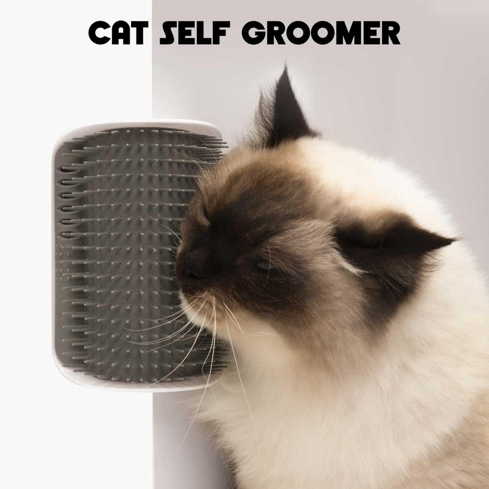 AdoPet soft silicone brush close-up highlighting flexible material for gentle massage.