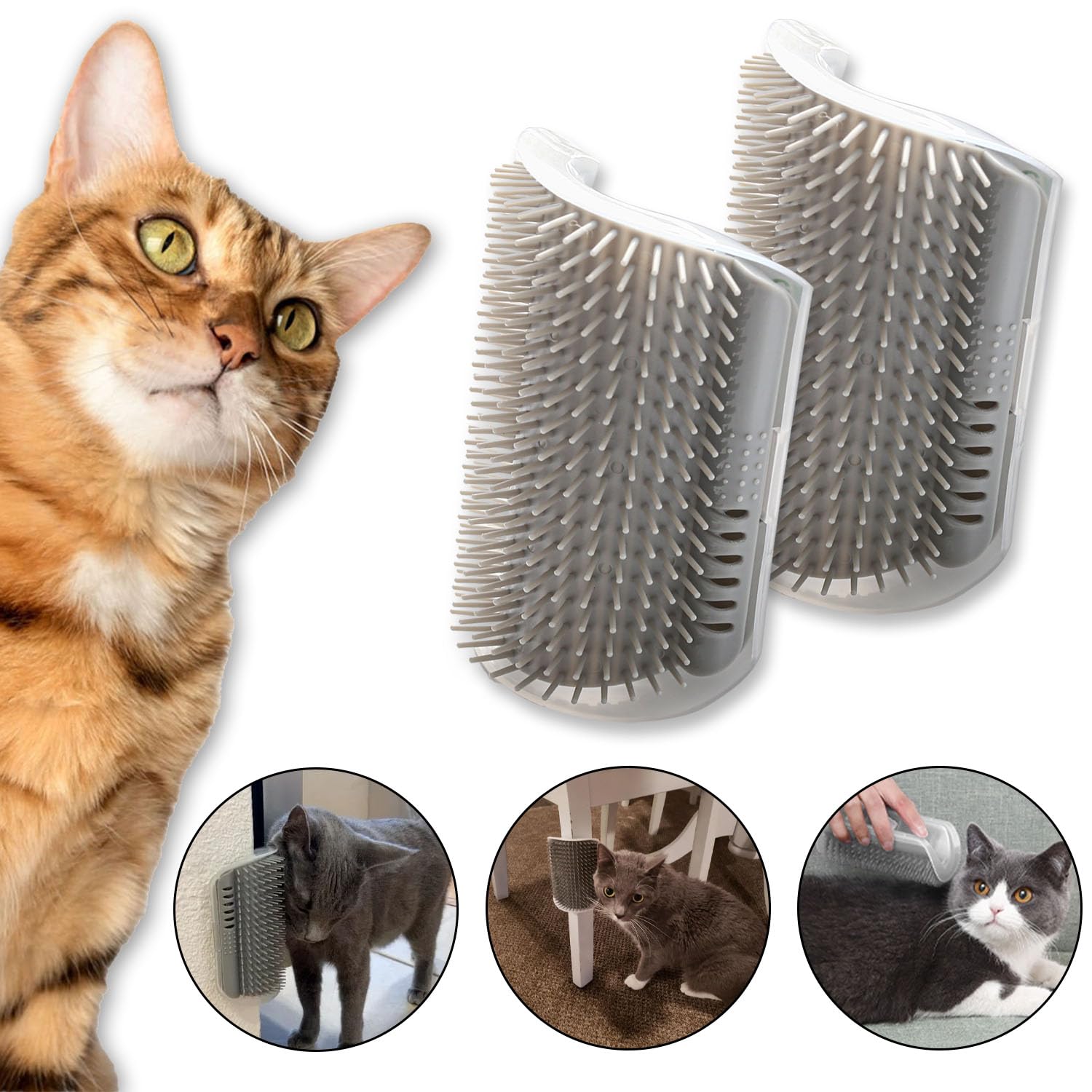 AdoPet two-piece set packaging showing versatility and placement options.