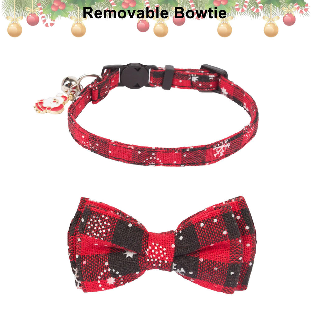 ADOGGYGO adjustable plaid collar in green demonstrates comfortable neck fit