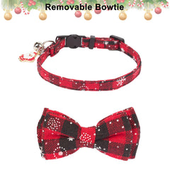 ADOGGYGO adjustable plaid collar in green demonstrates comfortable neck fit