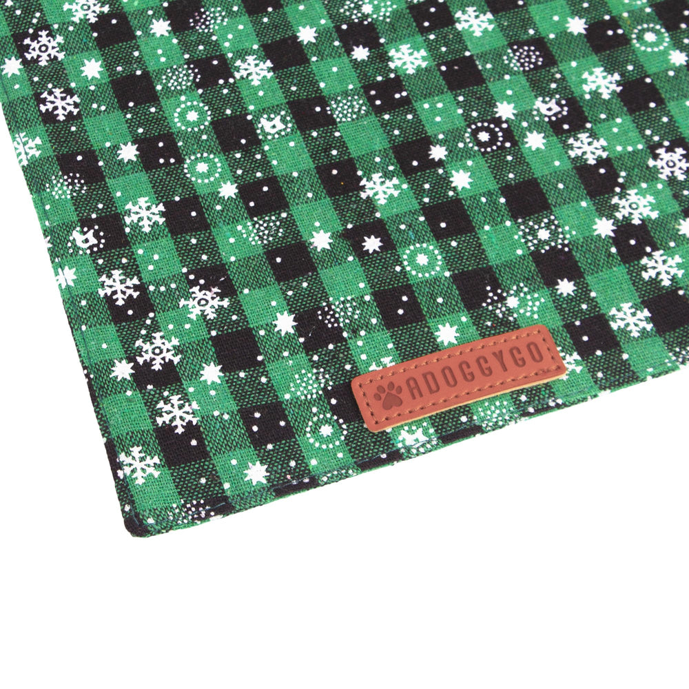 ADOGGYGO Christmas scarf set ready for photoshoots and festive events.