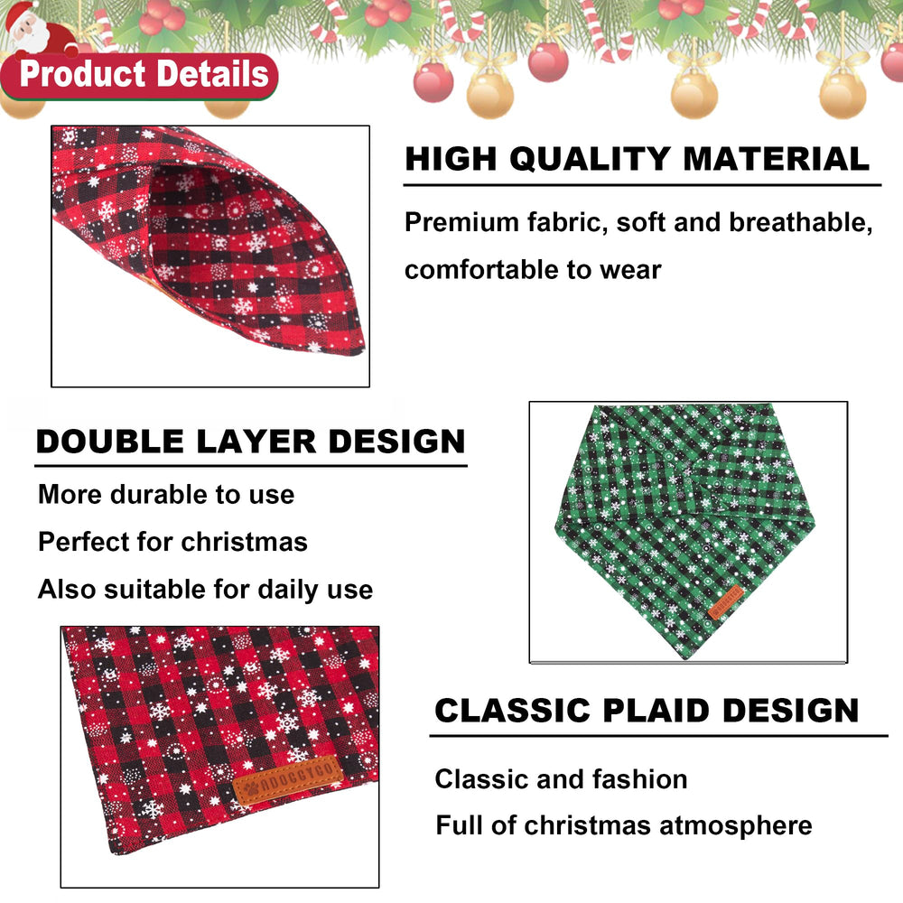 ADOGGYGO two-pack set ideal for coordinated holiday outfits.