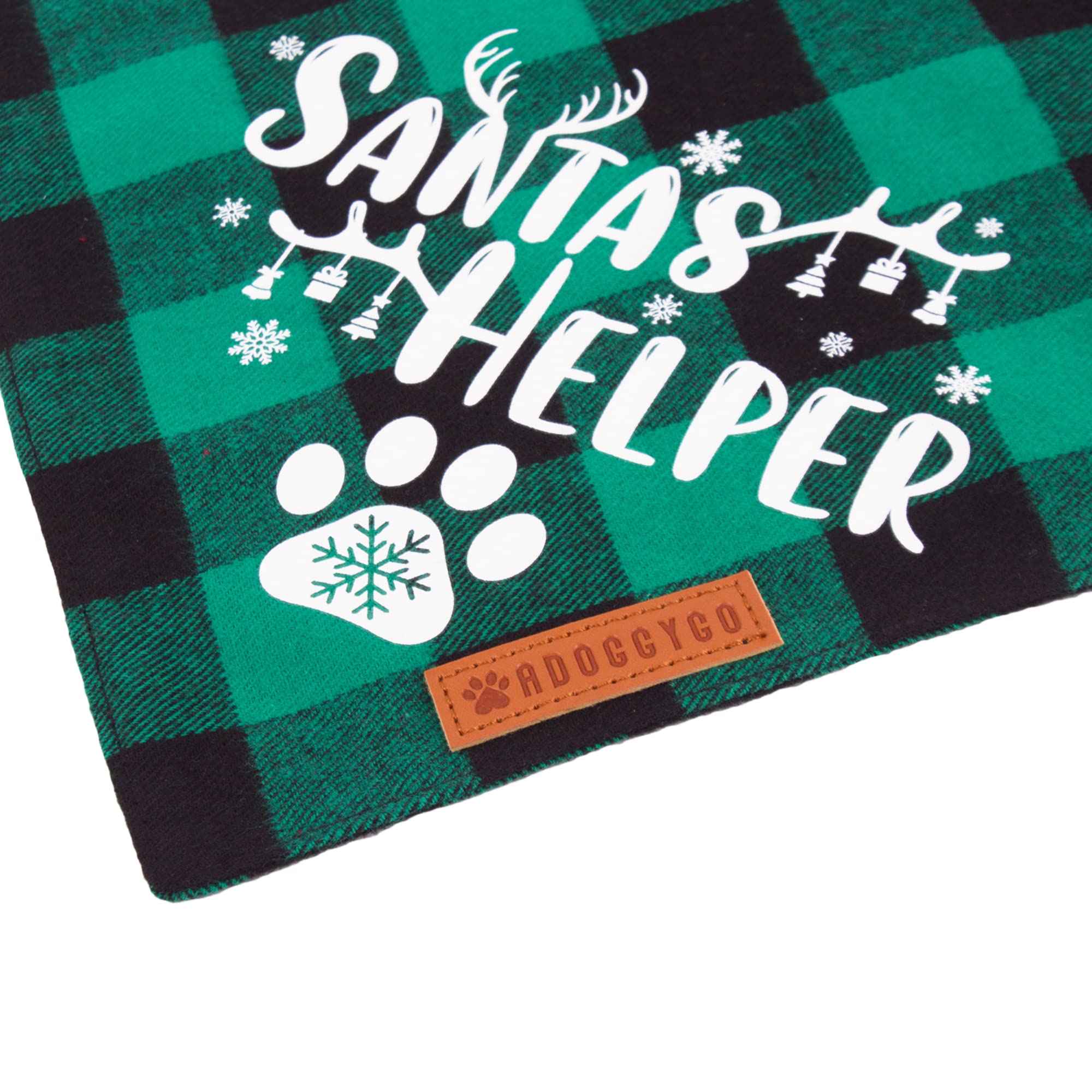 ADOGGYGO Christmas bandana packaging gift-set image highlights two festive ready-to-gift options