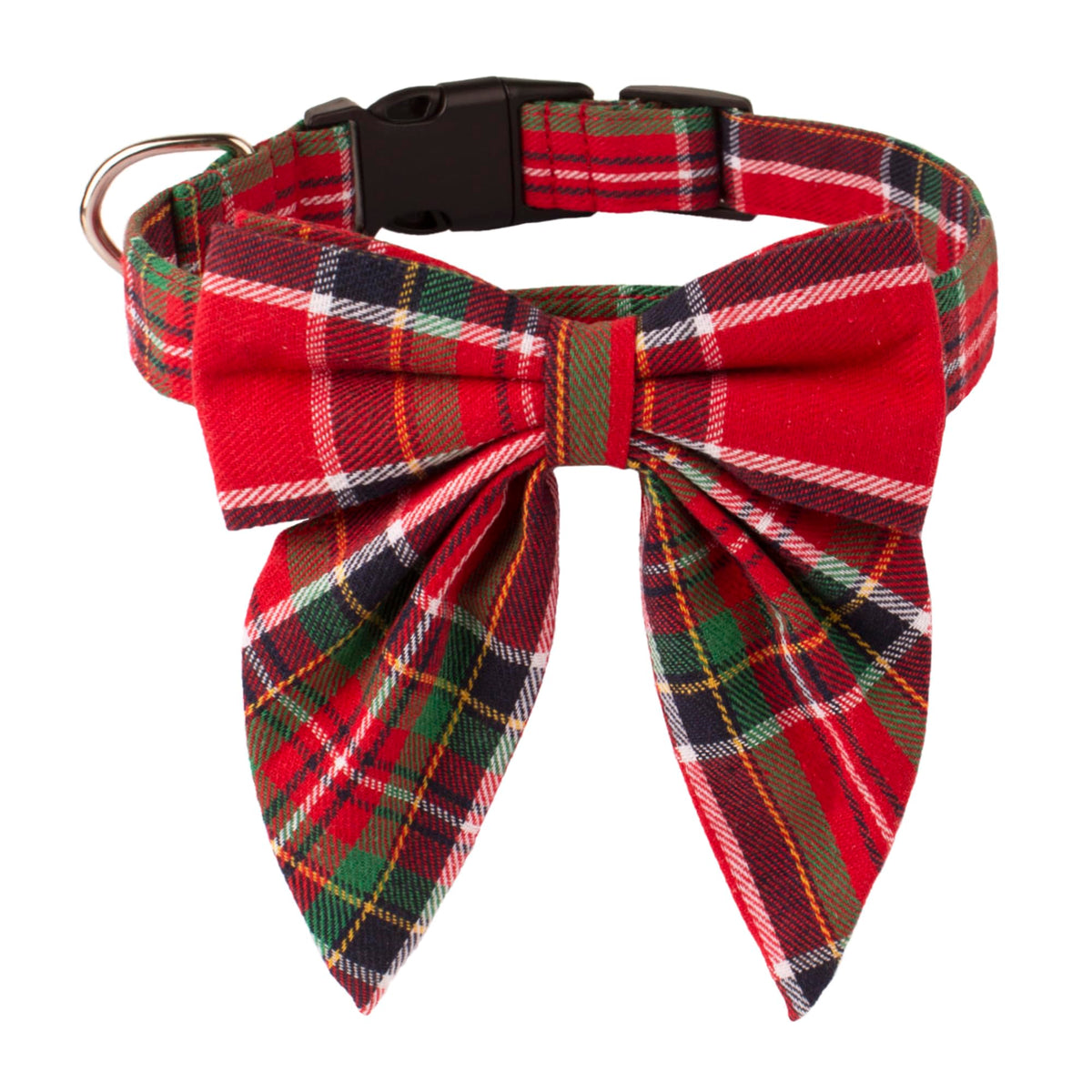 ADOGGYGO Christmas collar bow design adds festive style for holiday photos.