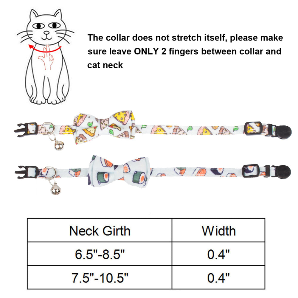 ADOGGYGO collar gato tamaño ajustable, talla adecuada para gatos y gatitos