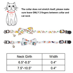 ADOGGYGO collar gato tamaño ajustable, talla adecuada para gatos y gatitos