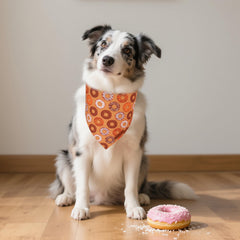 ADOGGYGO football bandana on dog boosts party vibes during game day