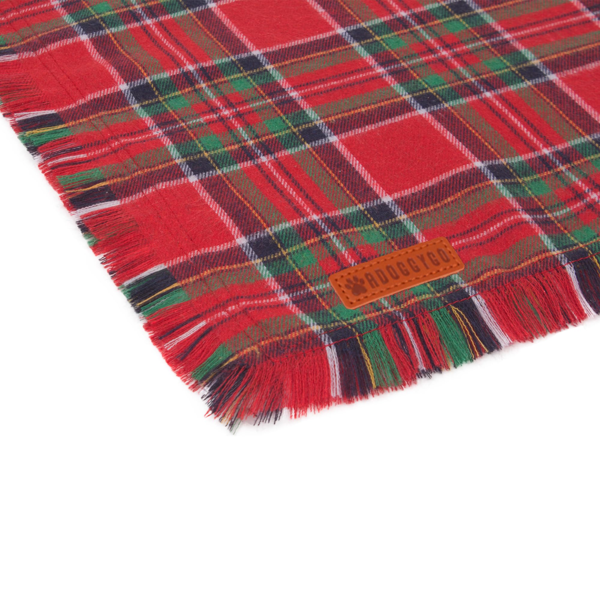 ADOGGYGO gift-ready Christmas dog bandana set with holiday styling.
