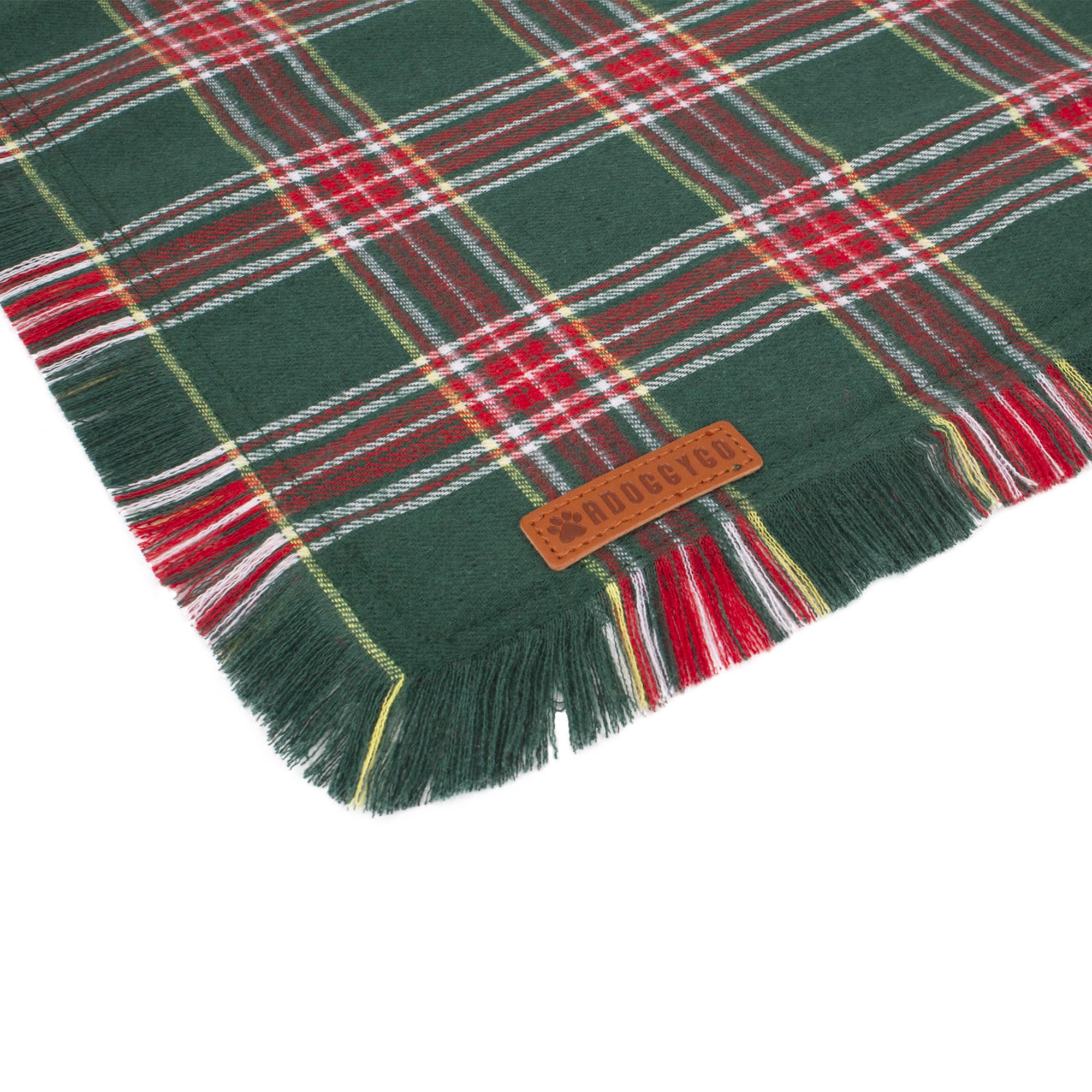 ADOGGYGO gift-ready packaging for Christmas pet bandana set.