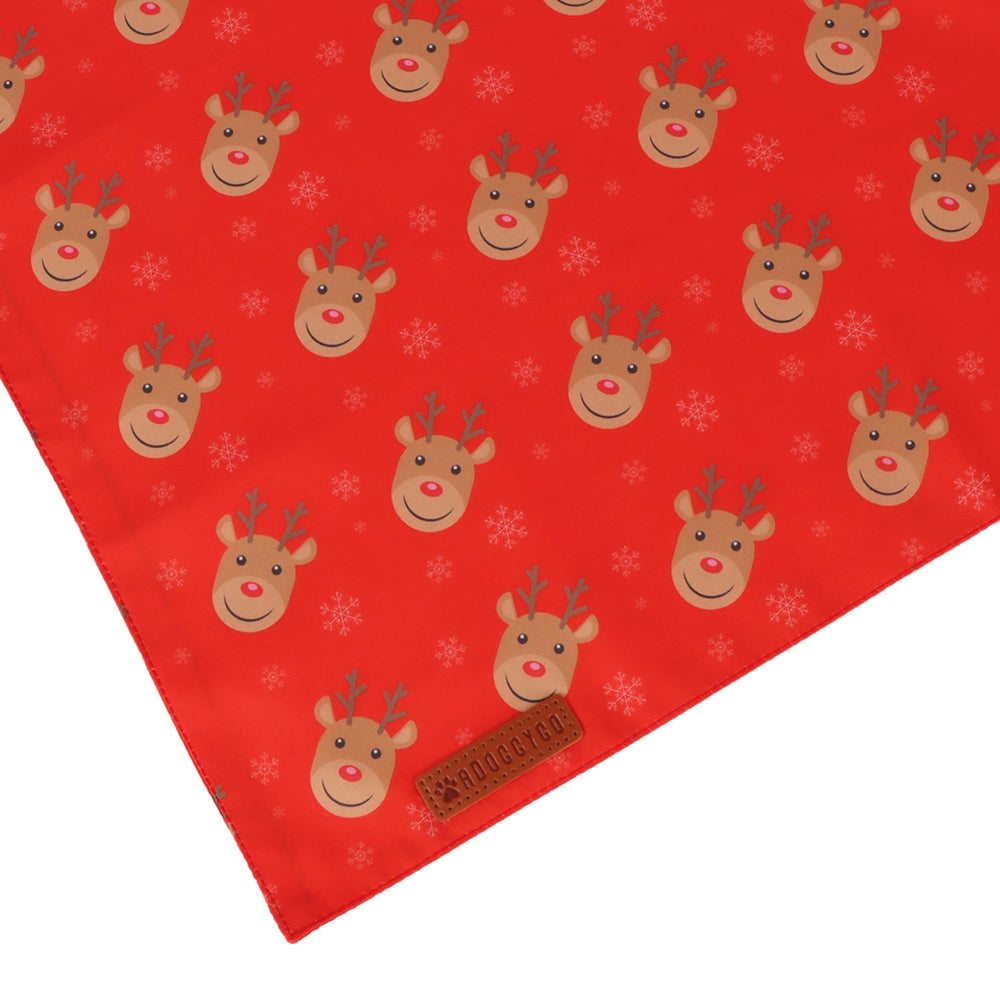 ADOGGYGO pack of two Christmas bandanas for large and XL dogs.