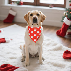 ADOGGYGO premium polyester bandana close-up showing soft fabric and neat stitching.