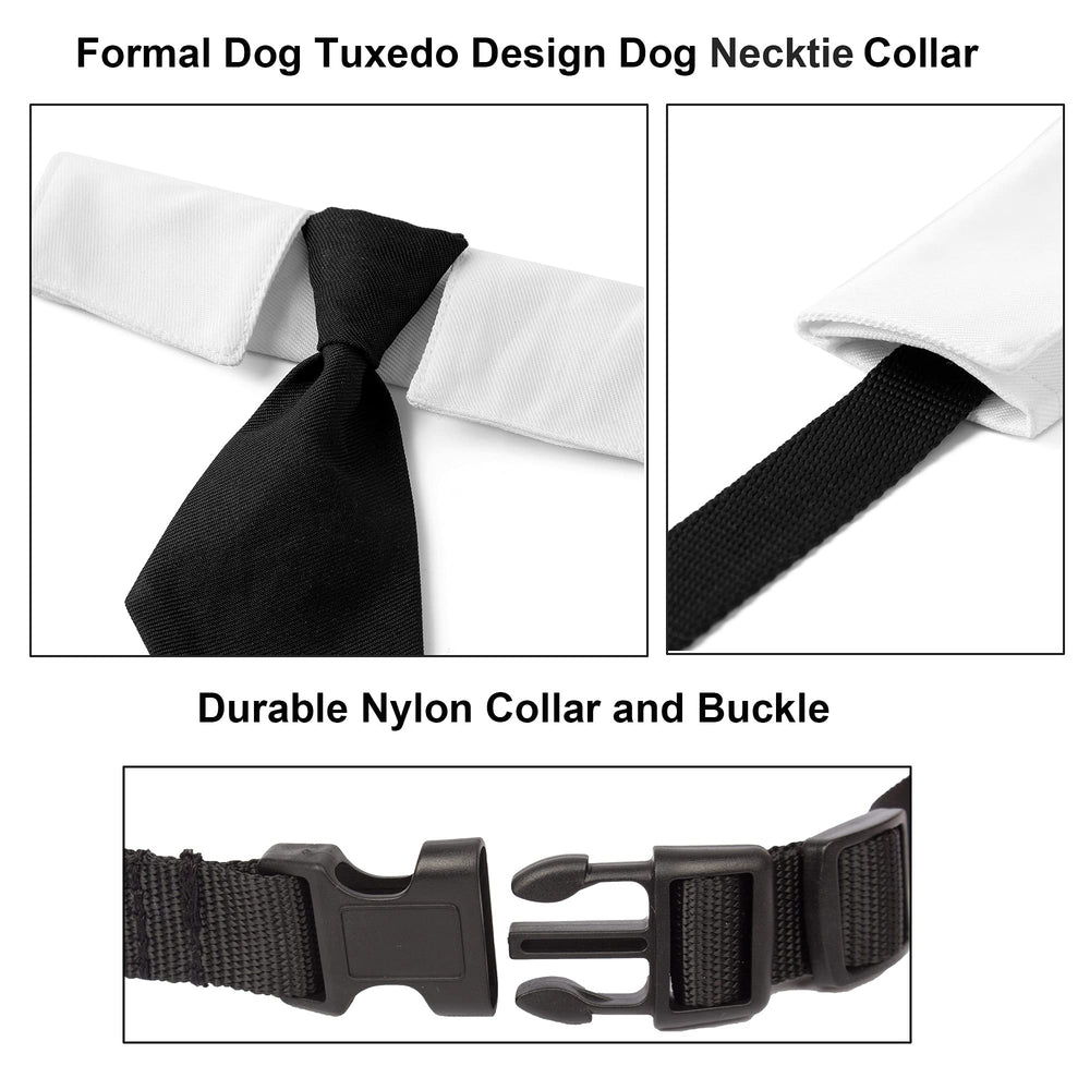 ADOGGYGO removable necktie keeps collar clean for repeated wear.