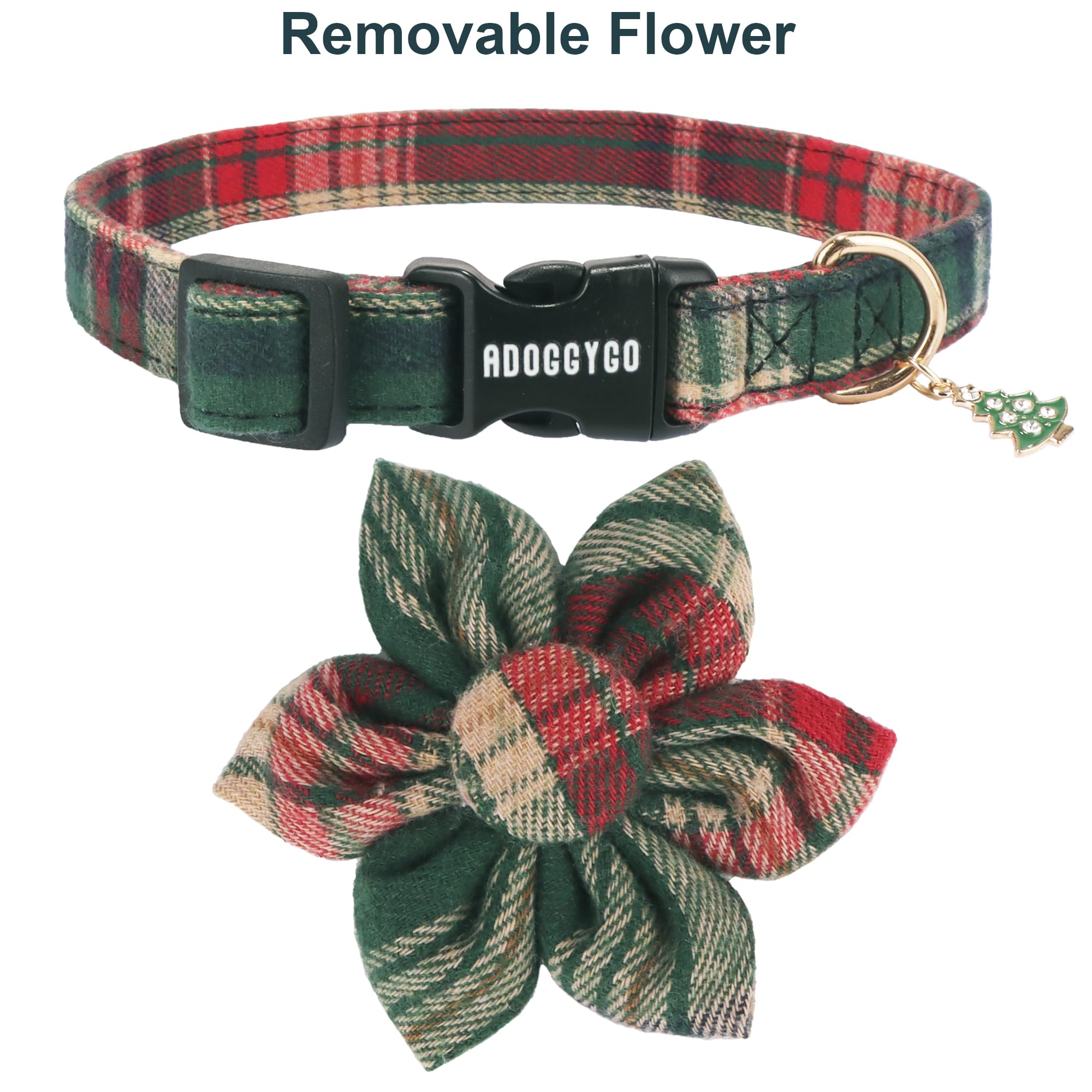 ADOGGYGO secure buckle and D-rings ensure easy on/off and leash attachment.
