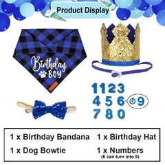 ADOGGYGO sequined bowtie with adjustable fit for extra charm