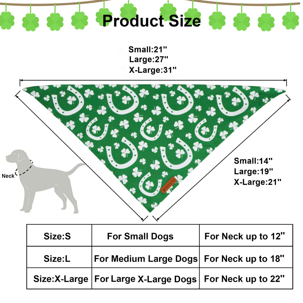 ADOGGYGO St. Patrick's Day bandana packaging shows quick gift-ready option