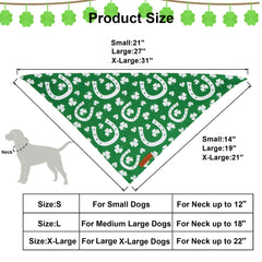 ADOGGYGO St. Patrick's Day bandana packaging shows quick gift-ready option