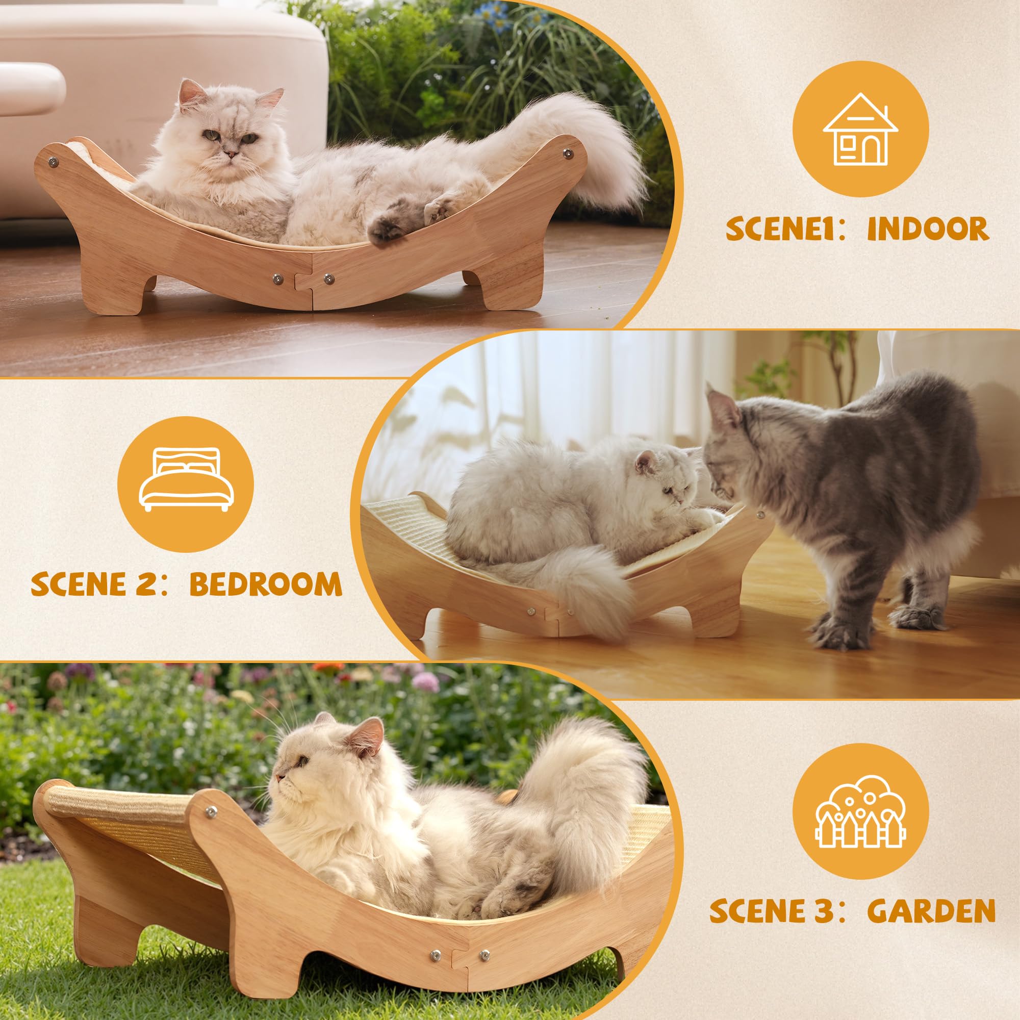 Adolug modern cat furniture with clean lines and functional design
