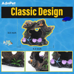 AdoPet oak barrel ornament textured surface resists wear while maintaining color.