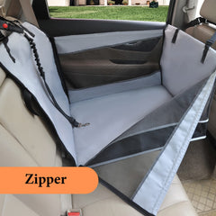 Adorepaw dog car seat large top view showing spacious back area.