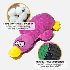 Adpartner plush squeaky duck 2-pack presented for versatile at-home fun