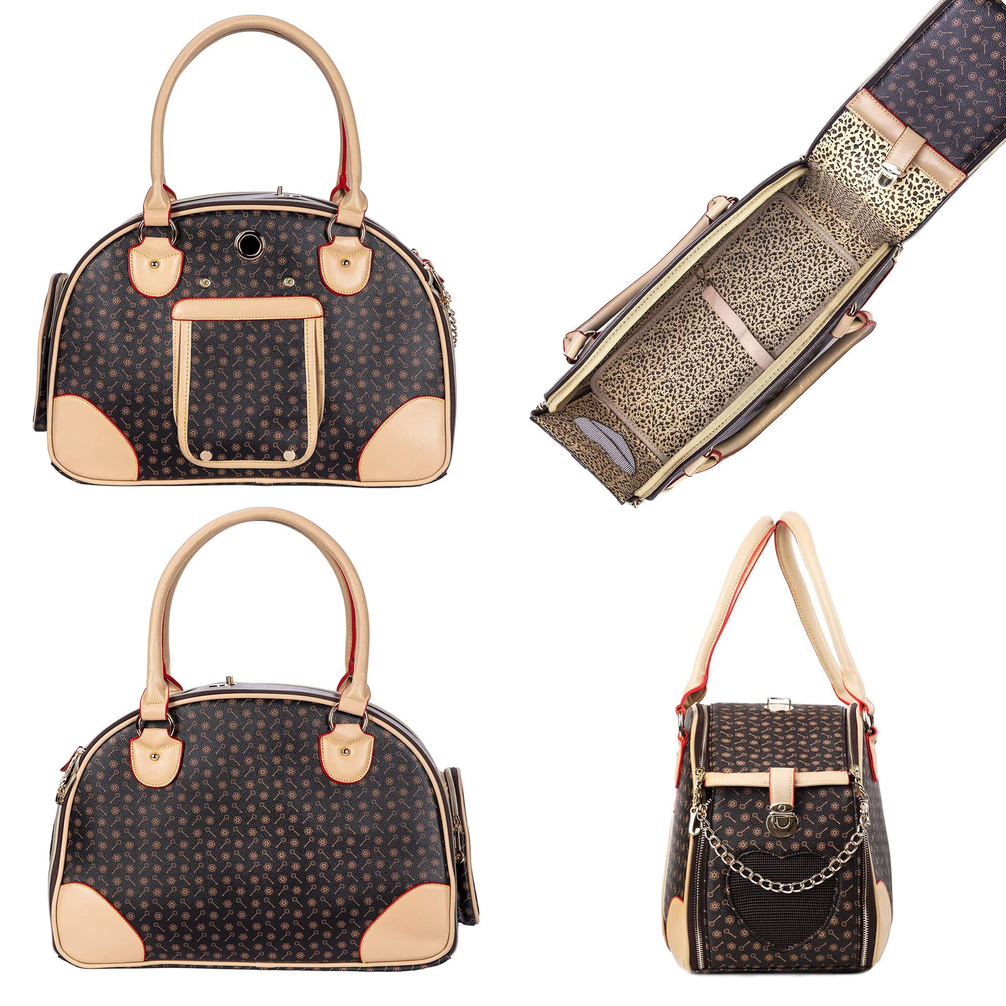 Adriene's Choice waterproof PU leather handbag design blends with outfits.