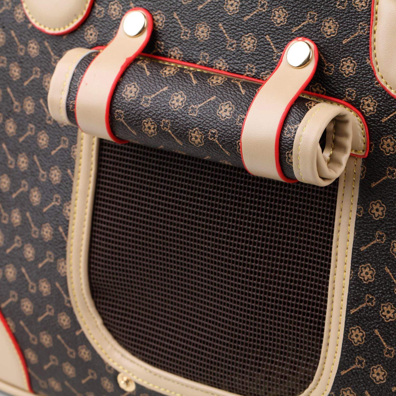 Adriene's Choice luxury carrier doubles as handbag for hands-free outings.
