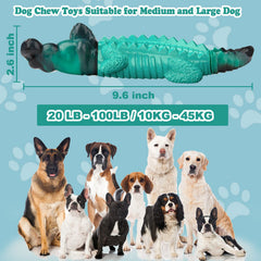 ADSDIA indestructible dog toy with natural rubber and nylon for long-lasting chews.