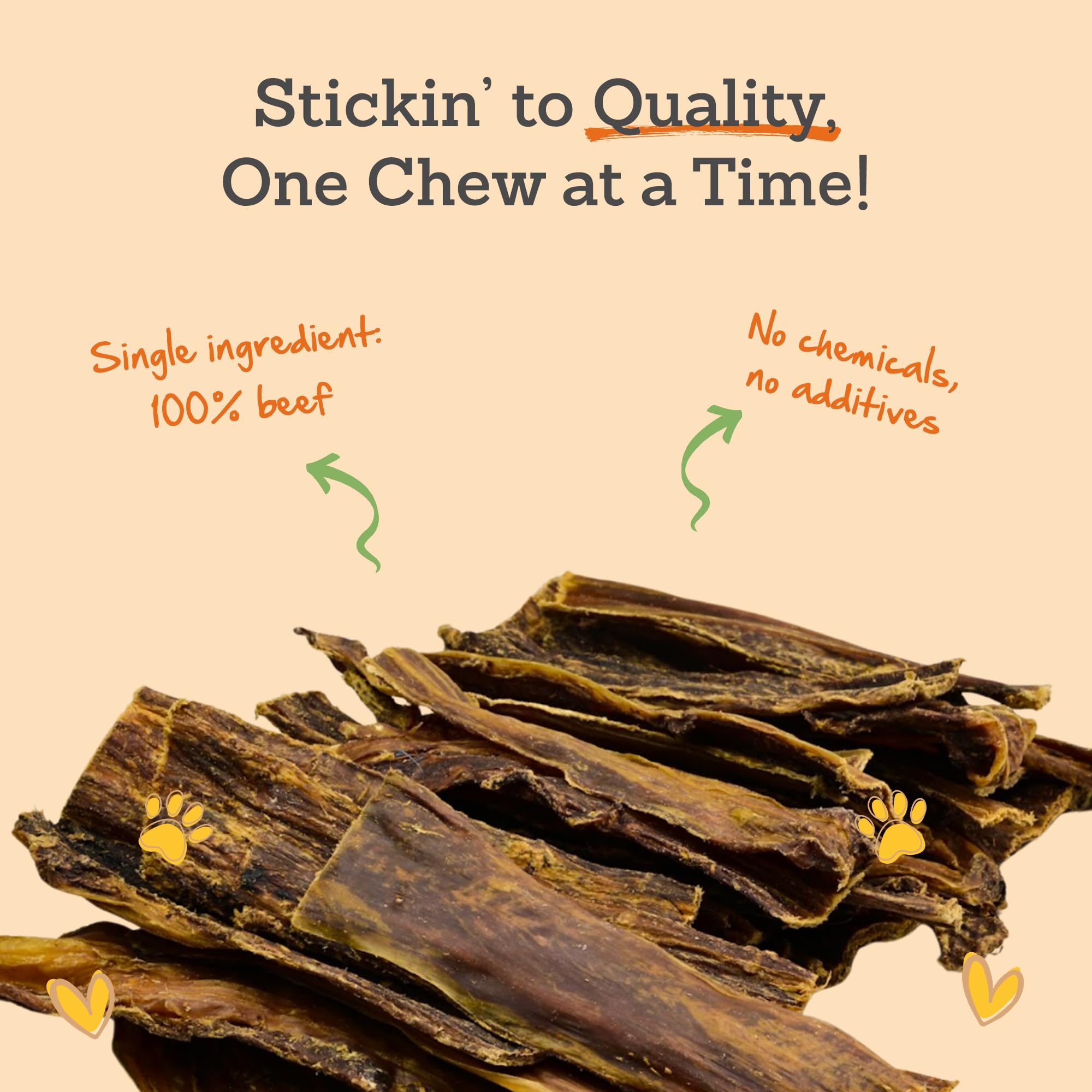 Advance Pet Products Gullet Flat Jerky odor-free design, indoor-friendly chew