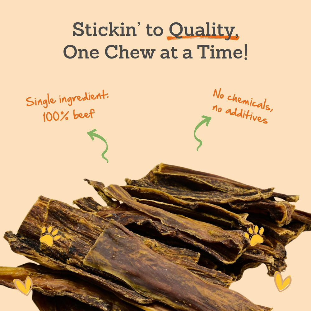 Advance Pet Products Gullet Flat Jerky odor-free design, indoor-friendly chew