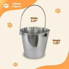 Advance Pet Products lightweight 0-7 lb bucket ideal for travel and outdoor use.