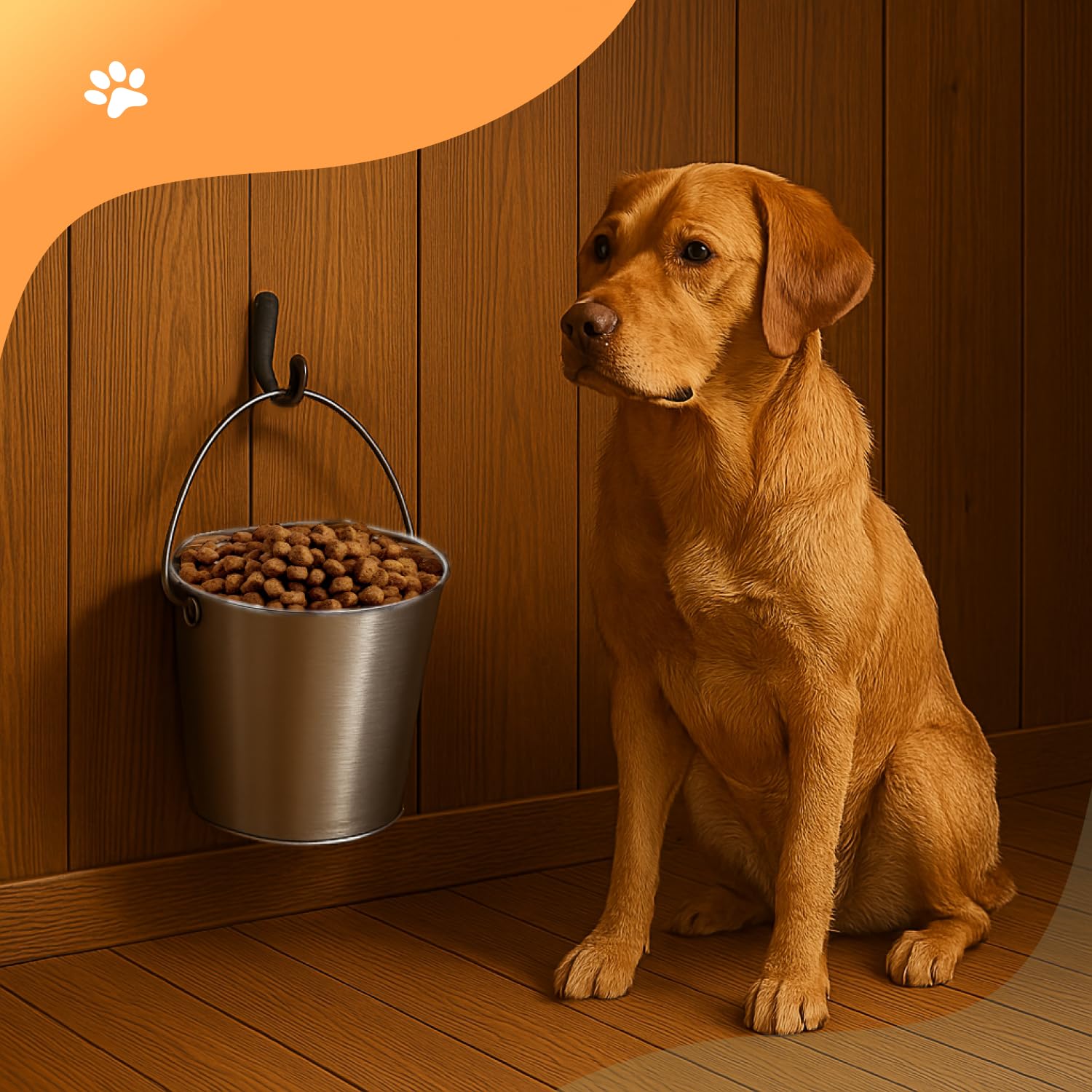 Advance PET Products portable bucket ideal for travel and outdoor use.