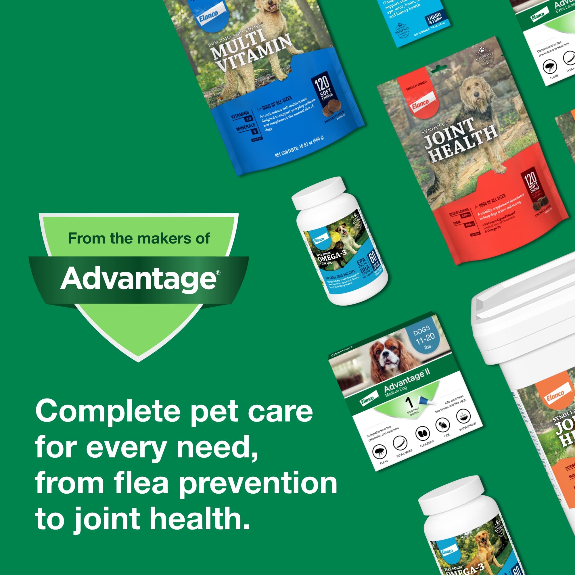 Advantage II Small Dog fragrance-free formula emphasizes gentle topical care