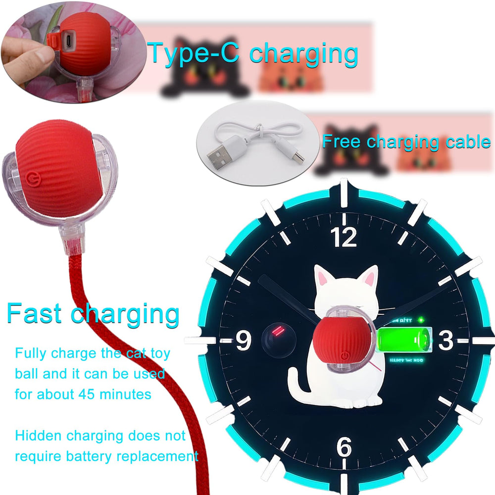 AebDerp Interactive Cat Ball red gift-ready packaging hints at thoughtful pet gift.