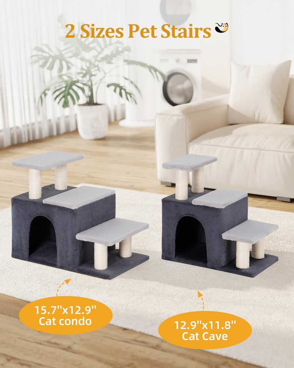 Aechonow joints-friendly design supports comfortable climbs for pets.