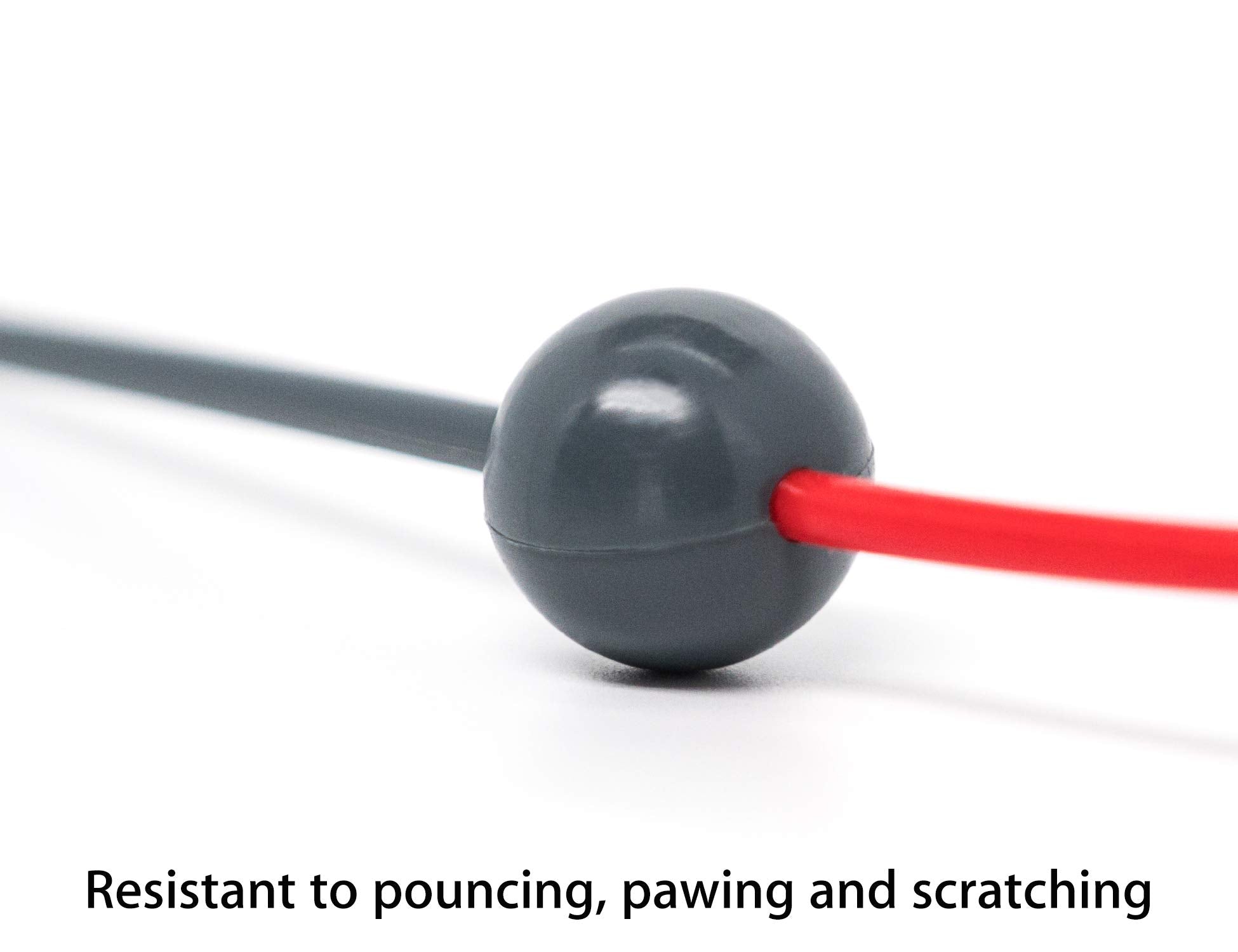Aelop easy-to-use wand screws on for quick toy refresh.