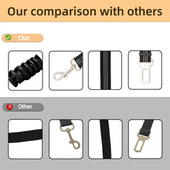 Aerkersun universal metal buckle enables easy car-seat installation.