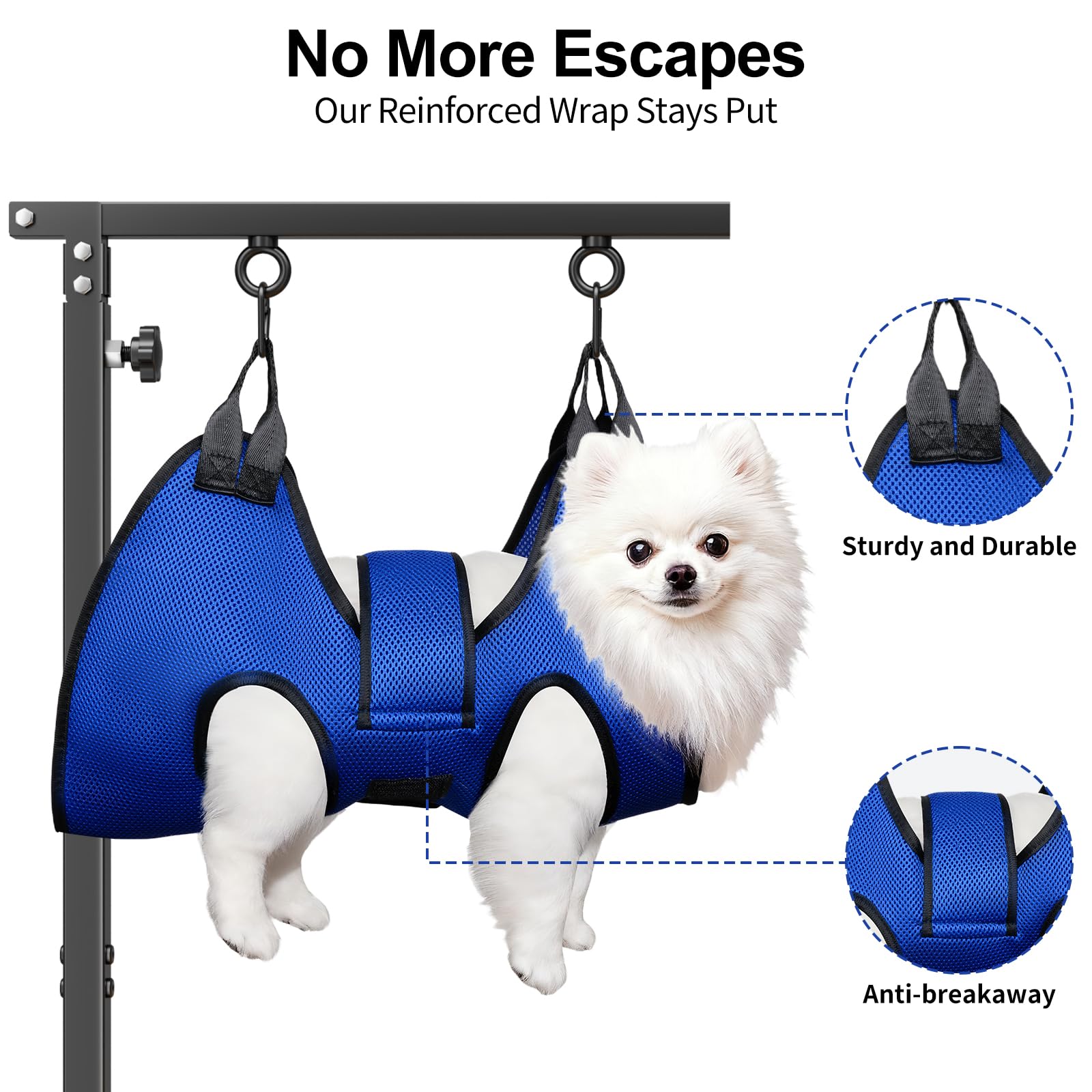 Aetherika clamp arm attachment shows sturdy connection for steady grooming sessions.