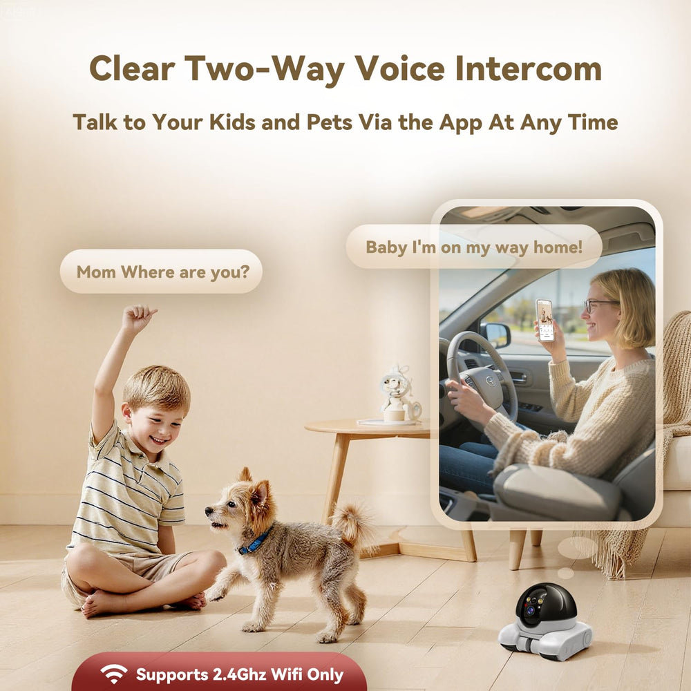 AEZ Robot Camera on Wheels app control lets you steer and watch from anywhere
