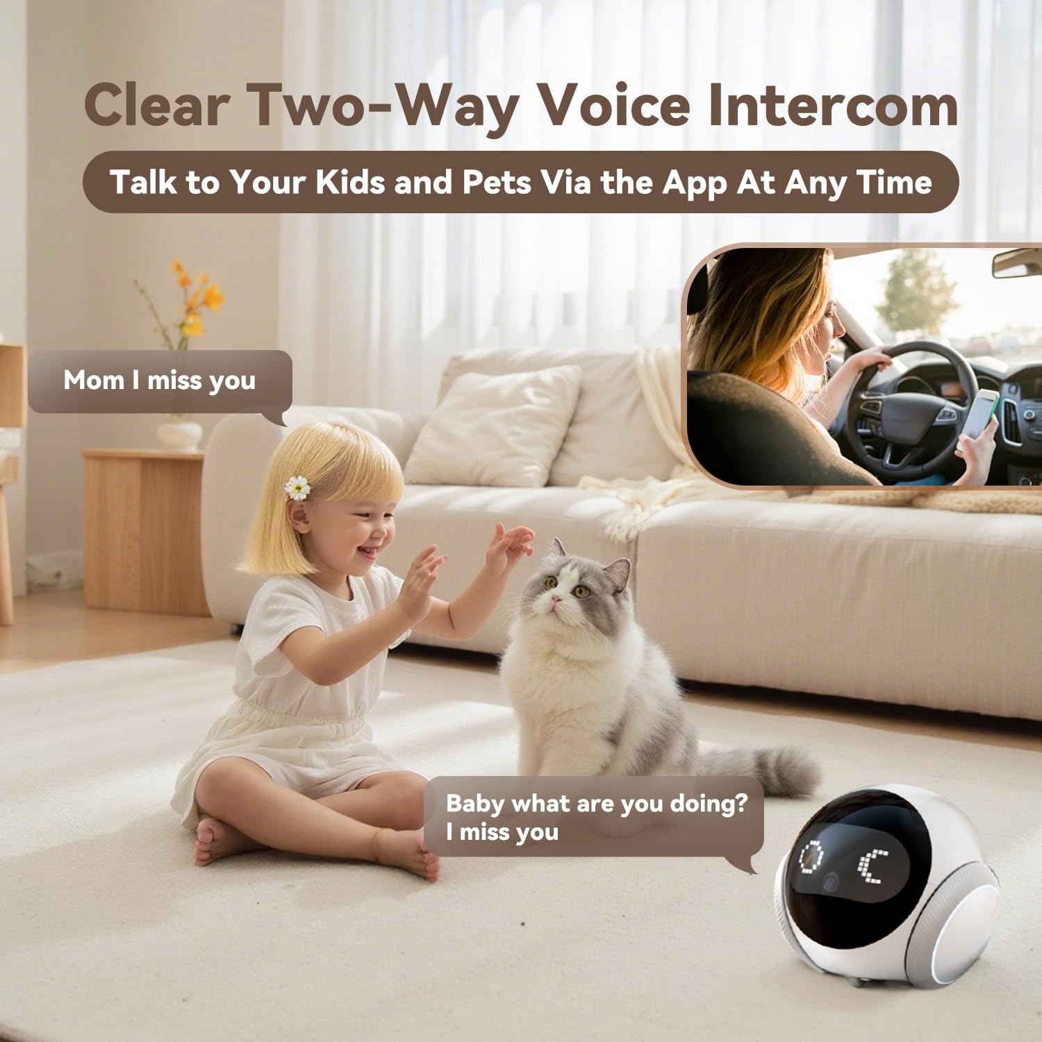 AEZ smart AI detection alerts you to unfamiliar visitors or activity