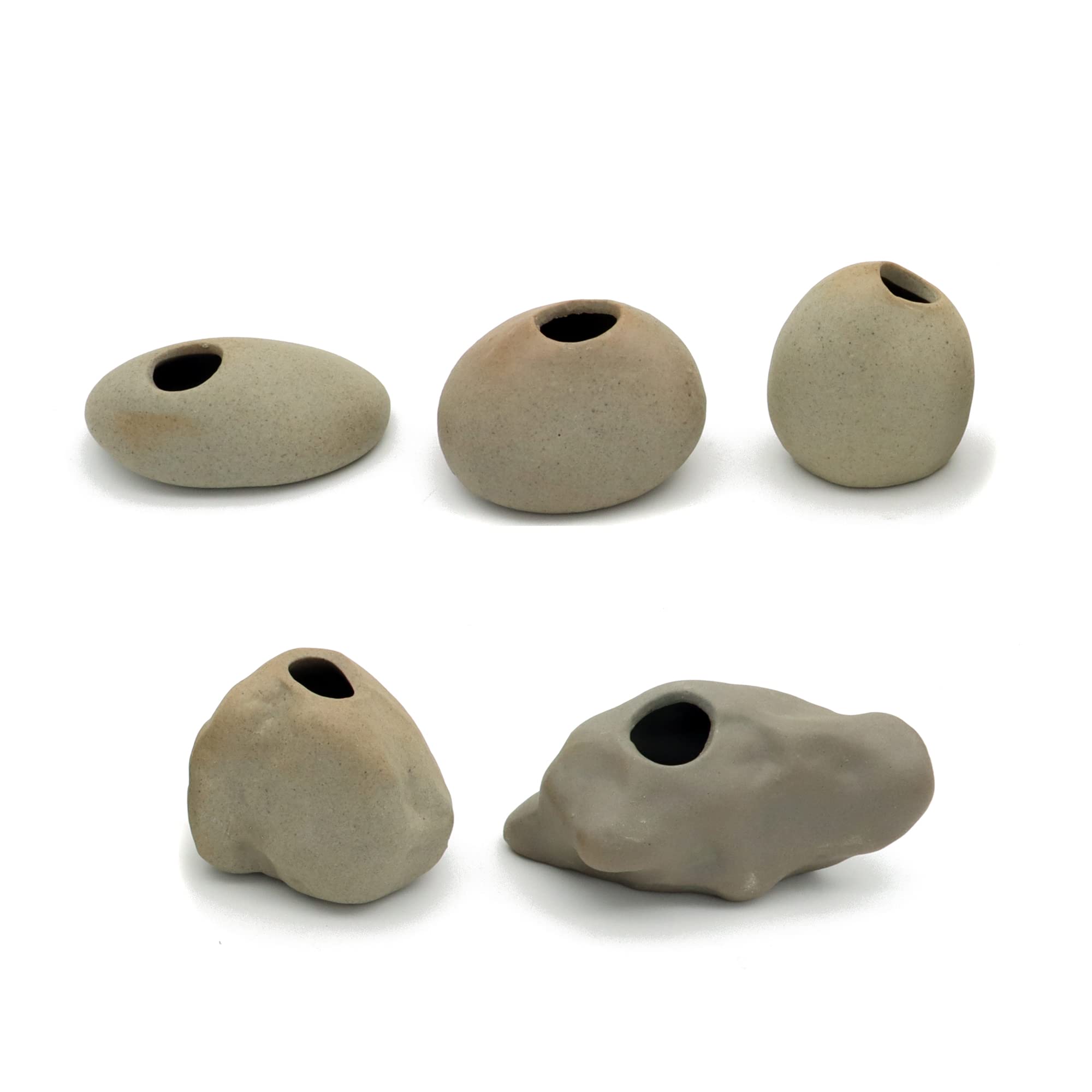 AFACYGN Aquatic Plant Pot ceramic base keeps plants steady for neat tank displays.