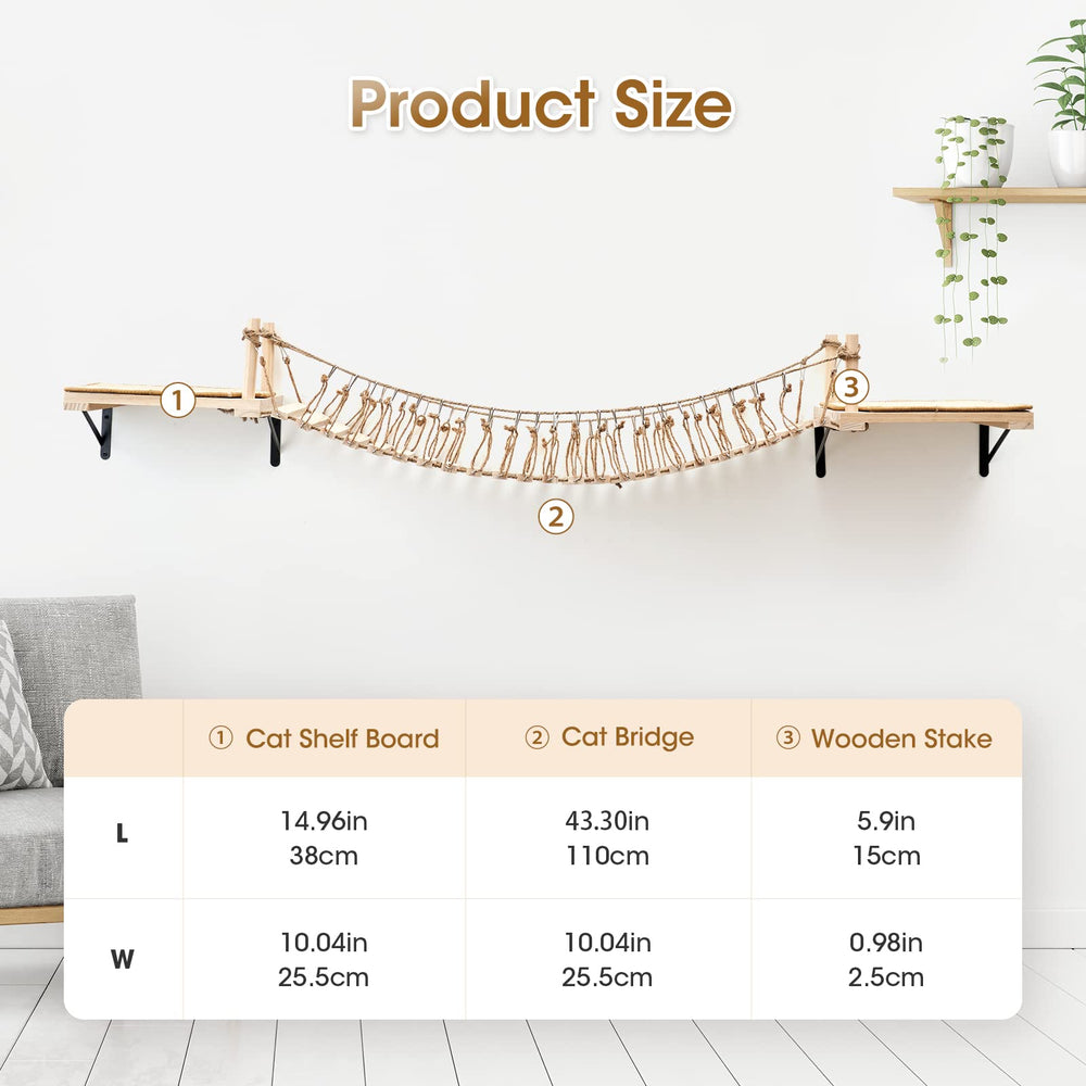 AFATI cat wall shelves sleeping area promotes vertical space and cozy naps.