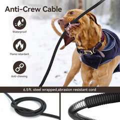 AFDUV heated water bowl outdoor anti-chew cord protects the power connection outdoors