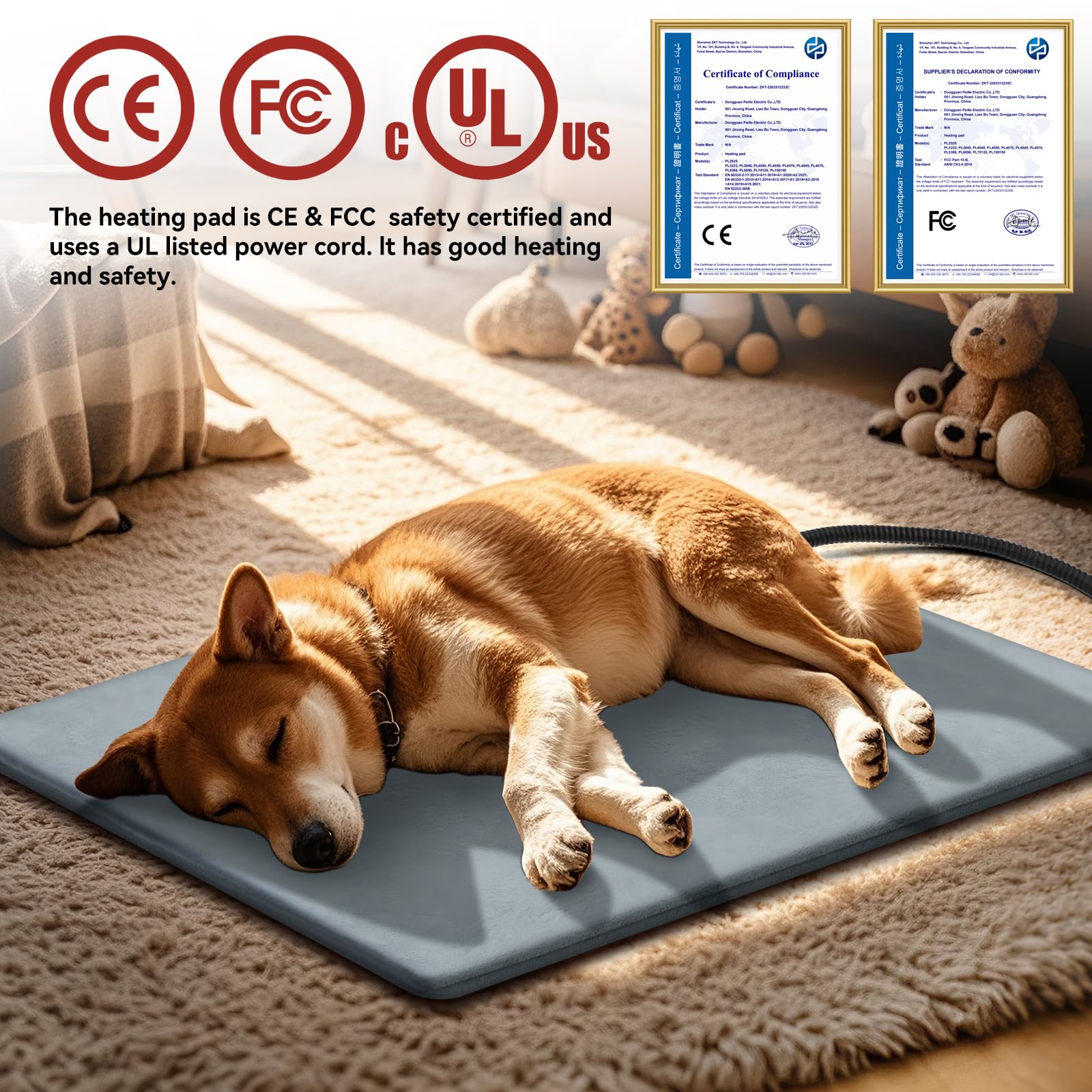 AFDUV smart-temperature-sensor prevents overheating for pet safety