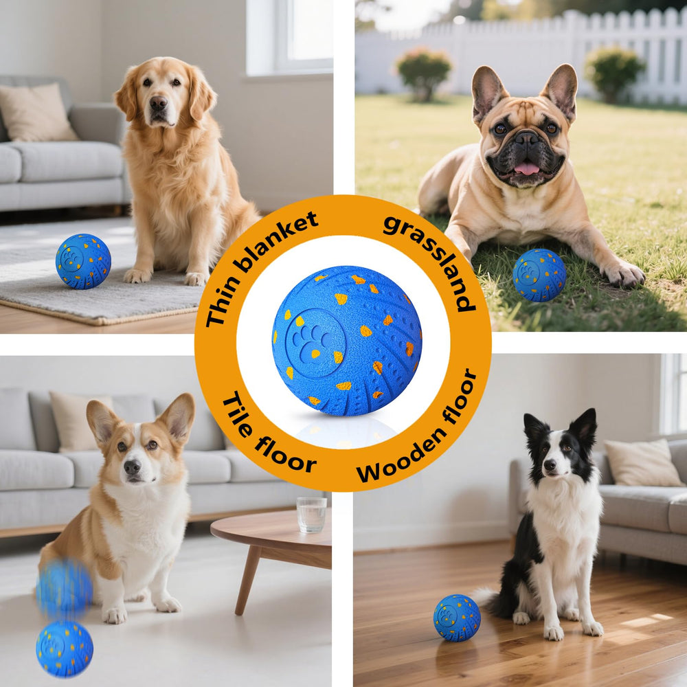 Affiuya Interactive Dog Ball chew-resistant eco-material prioritizes safety and sustainable playtime.