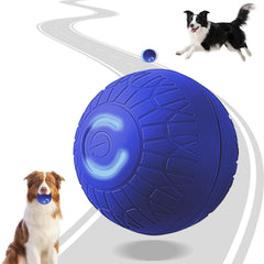 Affiuya interactive Duraspin ball blue exterior showcases a durable, kid-friendly design for safe play.