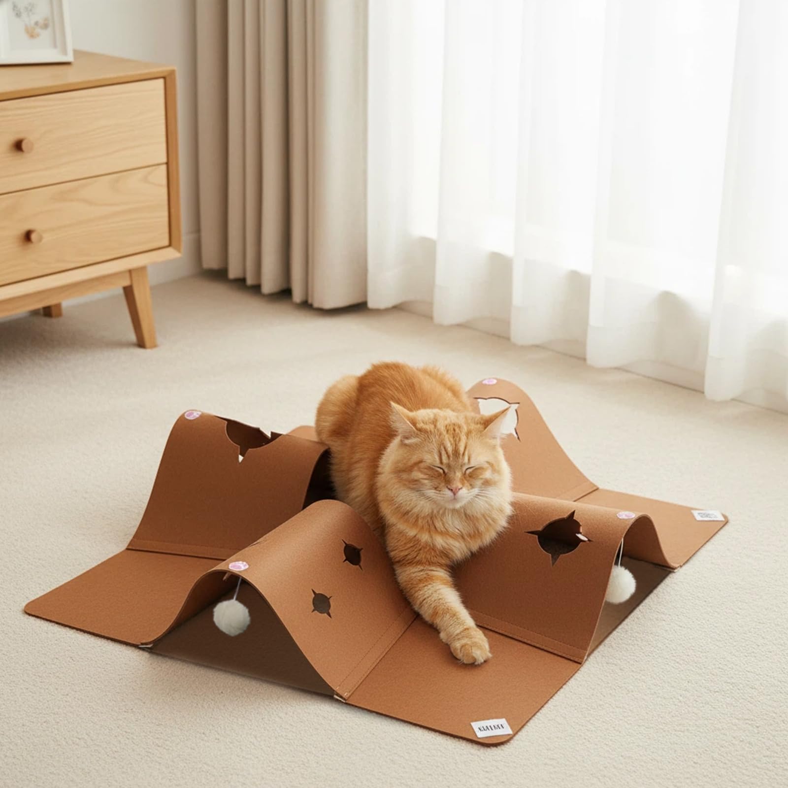 AFLIFLI pet enrichment for small pets during playtime.