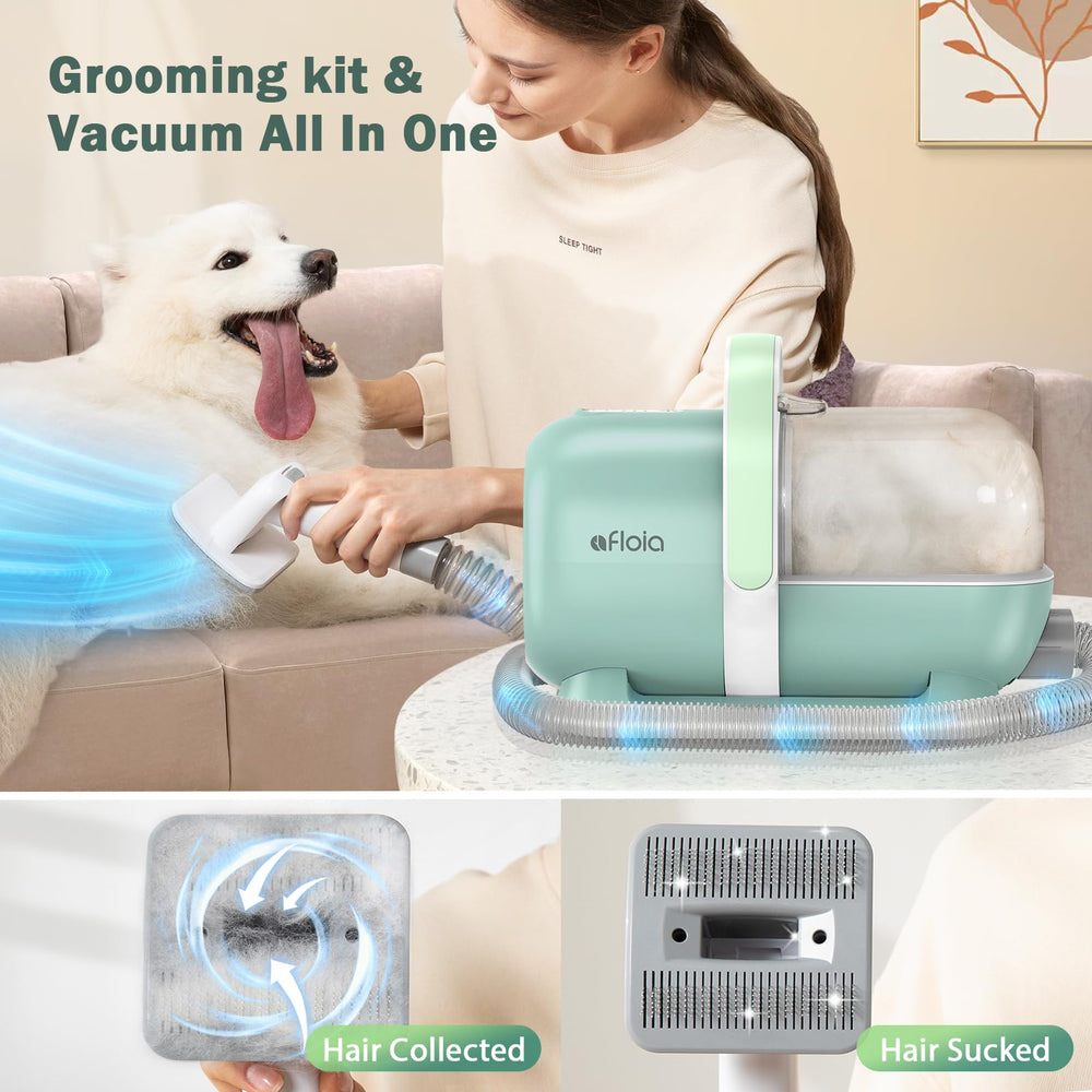 Afloia dog grooming kit low-noise operation keeps pets calm during trimming.