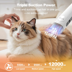Afloia paw trimmer and nail grinder enables smooth paw care.