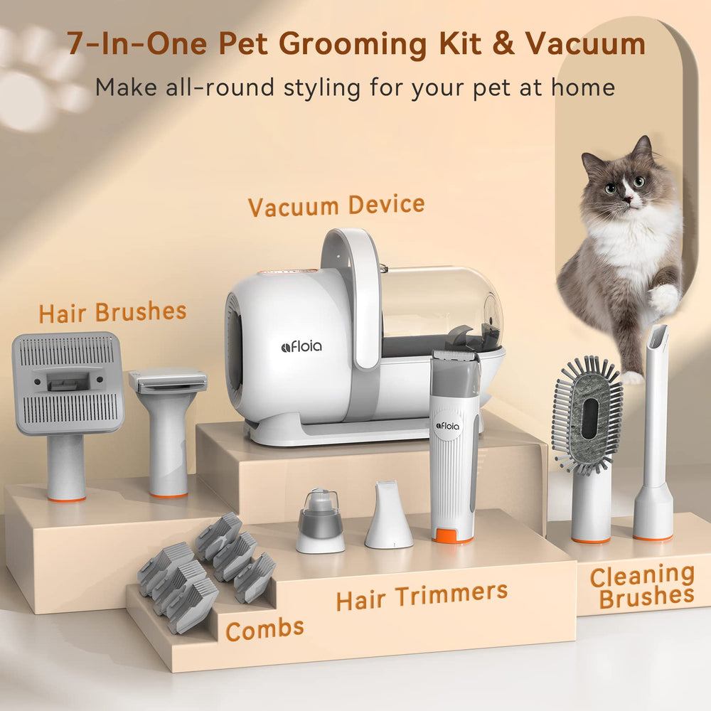 Afloia pet grooming kit used on dogs, cats and horses for full-coat trims